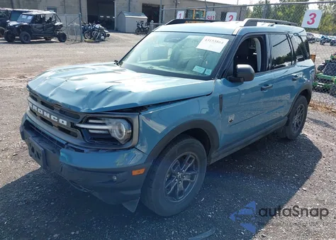 2021 Ford Bronco Sport Big Bend z USA, uszkodzony, nr VIN 3FMCR9B60MRA22378